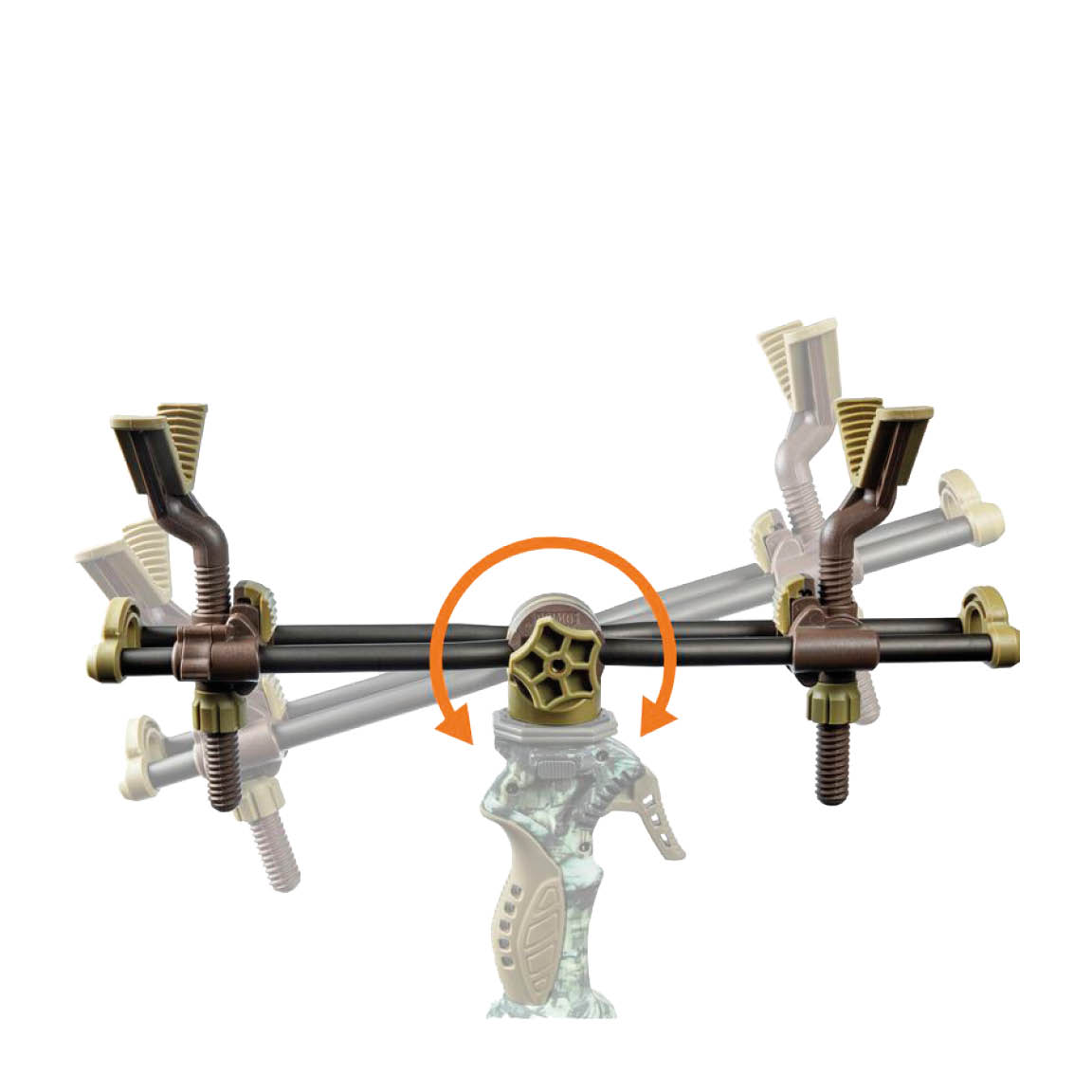 Soporte de 2 puntos para trípode Primos