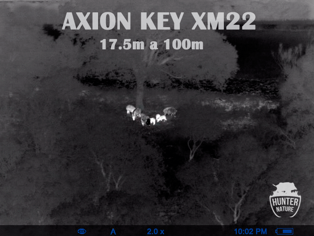 axion key22 campo de vision hunternature