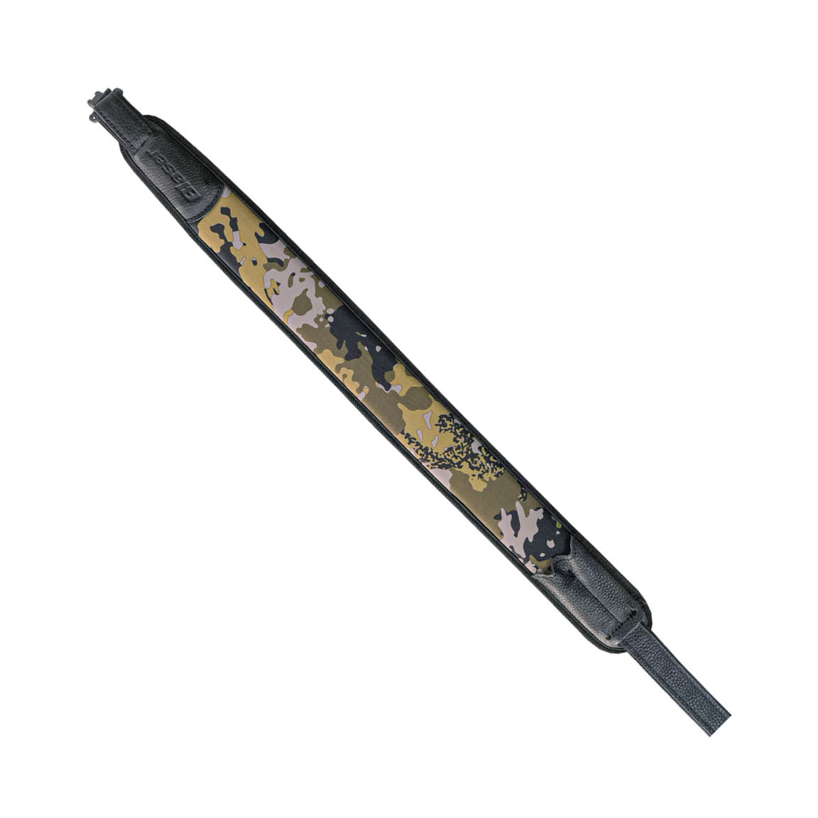 Correa para rifle Blaser cuero negro y neopreno HunTec camo