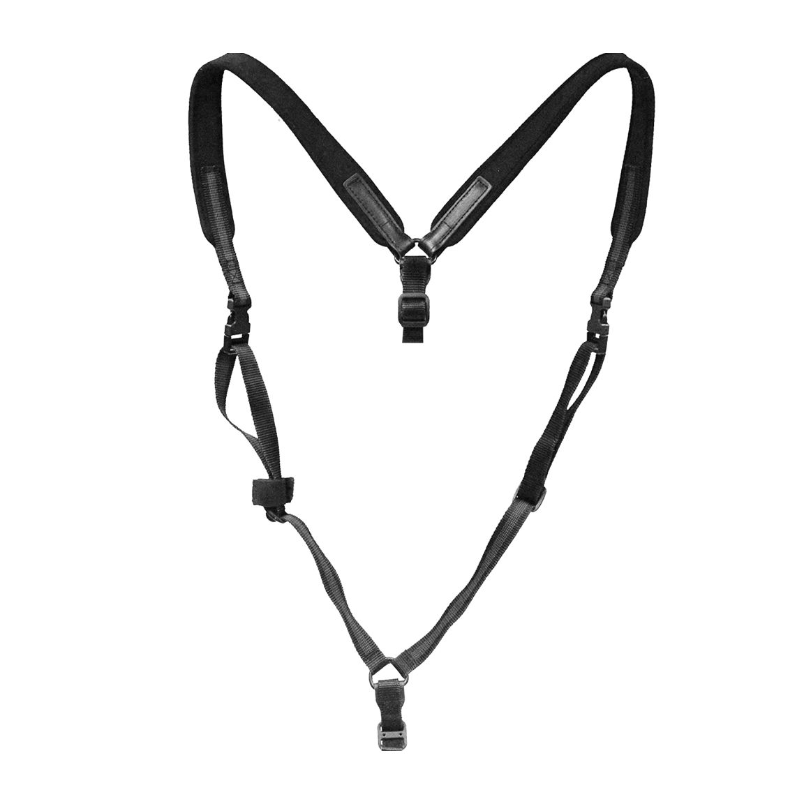 Correa doble para rifle Niggeloh negro