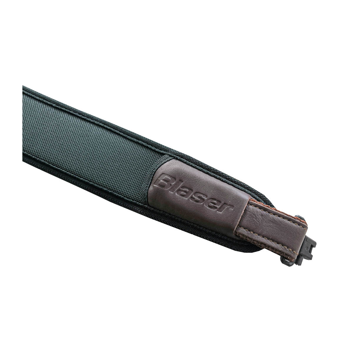 Correa para rifle Blaser cuero marrón y neopreno verde