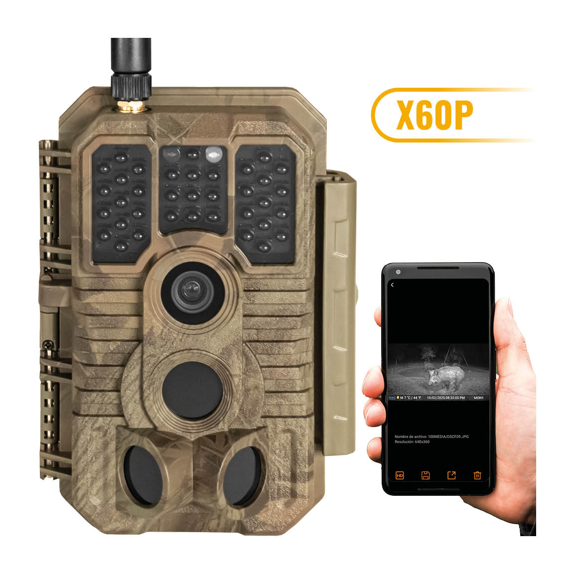 Cámara de caza GardePro X60P