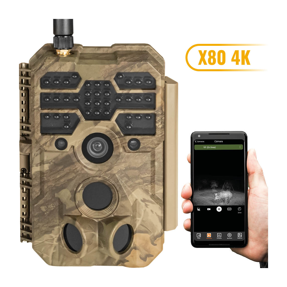 Cámara de caza GardePro X80 4K