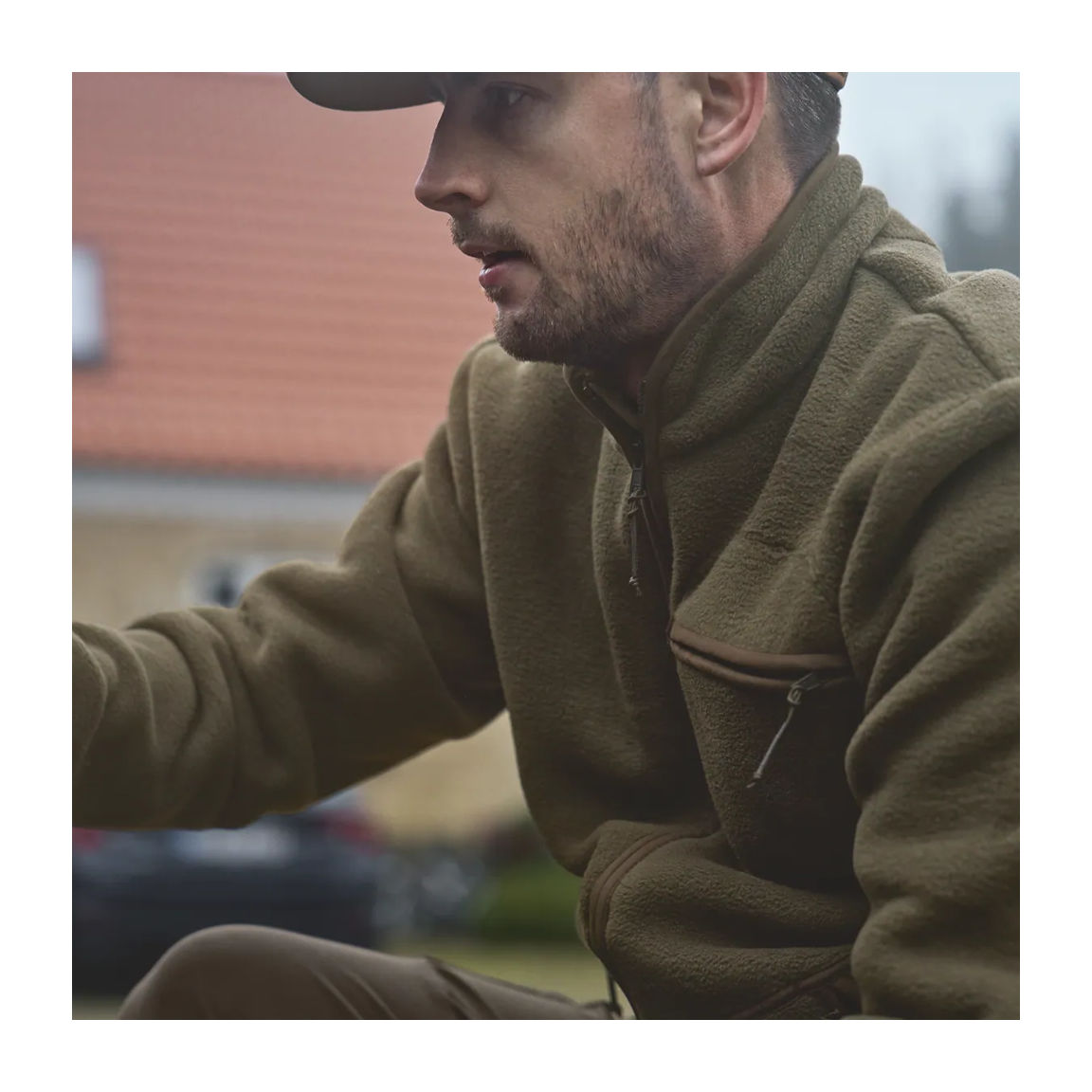 Chaqueta polar de caza Harkila Torsby Fleece verde (7) Chaqueta polar de caza Harkila Torsby Fleece verde