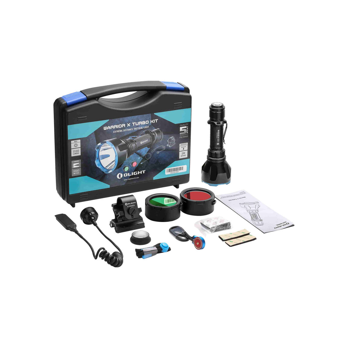 Linterna de caza Olight Warrior X Turbo Kit (3) Linterna de caza Olight Warrior X Turbo Kit