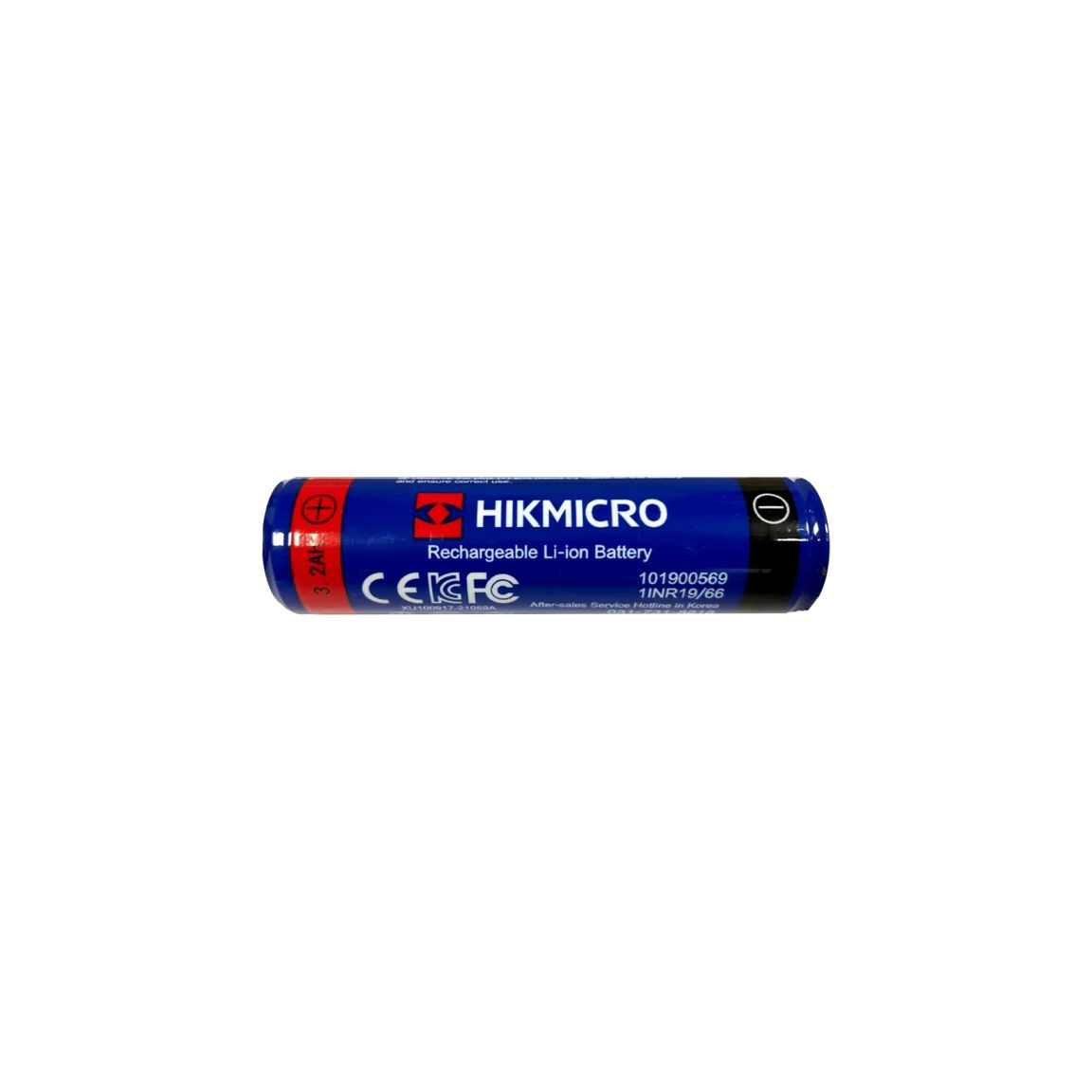 Pila recargable 18650 con botón Hikmicro Pila recargable 18650 con botón Hikmicro